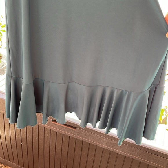 Kiyonna  - Whimsy Wrap Dress Hunter Medium - Picture 11 of 16